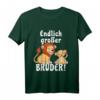Kinder Großer Bruder T-Shirt Jungen Löwe Shirt – Perfektes Geschenk für die Ankündigung der Geschwisterliebe & zur Vorfreude auf das Baby