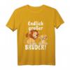 Kinder Großer Bruder T-Shirt Jungen Löwe Shirt – Perfektes Geschenk für die Ankündigung der Geschwisterliebe & zur Vorfreude auf das Baby