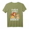 Kinder Großer Bruder T-Shirt Jungen Löwe Shirt – Perfektes Geschenk für die Ankündigung der Geschwisterliebe & zur Vorfreude auf das Baby