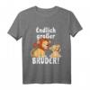 Kinder Großer Bruder T-Shirt Jungen Löwe Shirt – Perfektes Geschenk für die Ankündigung der Geschwisterliebe & zur Vorfreude auf das Baby