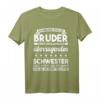 Bruder Schwester lustig Geschwister Geburtstag T-Shirt – Witziges Geschenk von Schwestern für Brüder
