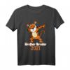Kinder Großer Bruder 2021 Tiger Geschenk - Lustiges Geschwister T-Shirt für Baby-Party, Geburt und Schwangerschaftsverkündung