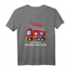 Kinder Großer Bruder T-Shirt Feuerwehr Geschenk – Lustiges Geschwister-T-Shirt zur Geburt & Schwangerschaftsankündigung