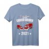 Kinder Feuerwehrauto Jungen Geschenk für Großen Bruder 2021 – Cooles Feuerwehr T-Shirt zur Geburt & Geschwisterfreude
