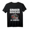 Kinder Feuerwehr Auto Werde Großer Bruder Geschenk - Lustiges T-Shirt für den großen Bruder zum Geburtstag & Geschwisterankündigung
