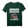 Kinder Feuerwehr Auto Werde Großer Bruder Geschenk - Lustiges T-Shirt für den großen Bruder zum Geburtstag & Geschwisterankündigung