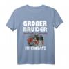 Kinder Feuerwehr Auto Werde Großer Bruder Geschenk - Lustiges T-Shirt für den großen Bruder zum Geburtstag & Geschwisterankündigung