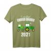 Kinder Großer Bruder 2021 Jungen Traktor Geschwister Sohn Geschenk T-Shirt – Perfektes Geschenk zur Ankündigung des Familienzuwachses