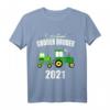 Kinder Großer Bruder 2021 Jungen Traktor Geschwister Sohn Geschenk T-Shirt – Perfektes Geschenk zur Ankündigung des Familienzuwachses