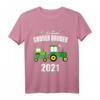 Kinder Großer Bruder 2021 Jungen Traktor Geschwister Sohn Geschenk T-Shirt – Perfektes Geschenk zur Ankündigung des Familienzuwachses