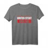 Lustiges T-Shirt mit Spruch 'Hinten steht auch wat' – Perfekt für Alltag, Büro und als Geschenk für Freunde, Familie und Kollegen