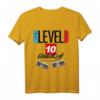 Geburtstagsshirt 10 Jahre Gamer Level 10 Unlocked - Perfektes Geschenk für Jungen, Zocker & Videospiel-Enthusiasten zum Geburtstag