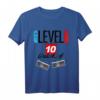 Geburtstagsshirt 10 Jahre Gamer Level 10 Unlocked - Perfektes Geschenk für Jungen, Zocker & Videospiel-Enthusiasten zum Geburtstag