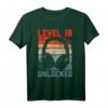 18. Geburtstag Jungen Video Gamer Level 18 Unlocked T-Shirt – Perfektes Geschenk für Gamer, LAN-Party & Gaming-Feiern
