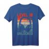 18. Geburtstag Jungen Video Gamer Level 18 Unlocked T-Shirt – Perfektes Geschenk für Gamer, LAN-Party & Gaming-Feiern
