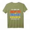 So sieht der beste große Bruder der Welt aus T-Shirt - Süßes Design für Babyankündigung, Geschwistergeschenk & Familienfeier