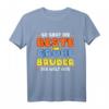 So sieht der beste große Bruder der Welt aus T-Shirt - Süßes Design für Babyankündigung, Geschwistergeschenk & Familienfeier