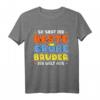 So sieht der beste große Bruder der Welt aus T-Shirt - Süßes Design für Babyankündigung, Geschwistergeschenk & Familienfeier