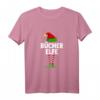 Bücher Elfe Partnerlook Familien Elfen Outfit Weihnachts T-Shirt – Lustiges Weihnachtsoutfit für Mama, Papa, Oma, Opa, Bruder & Schwester