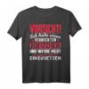 Vorsicht ich habe einen verrückten Bruder lustiges Spruch T-Shirt - Perfekte Geschenkidee für Geschwister und humorvolle Brüder