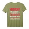 Vorsicht ich habe einen verrückten Bruder lustiges Spruch T-Shirt - Perfekte Geschenkidee für Geschwister und humorvolle Brüder