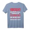 Vorsicht ich habe einen verrückten Bruder lustiges Spruch T-Shirt - Perfekte Geschenkidee für Geschwister und humorvolle Brüder