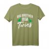 Big Brother Of Twins T-Shirt – Perfektes Geschenk für den großen Bruder von Zwillingen zu Geburtstag oder Weihnachten