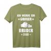 Großer Bruder 2021 Geschwister T-Shirt – Tolles Outfit für angehende große Brüder zur Schwangerschaftsverkündung und Geburt