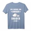 Großer Bruder 2021 Geschwister T-Shirt – Tolles Outfit für angehende große Brüder zur Schwangerschaftsverkündung und Geburt