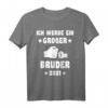 Großer Bruder 2021 Geschwister T-Shirt – Tolles Outfit für angehende große Brüder zur Schwangerschaftsverkündung und Geburt