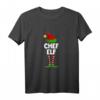 Chef Elf Partnerlook Familien Elfen Outfit Xmas Weihnachts T-Shirt – Lustiges Weihnachtskostüm für die ganze Familie zum Fest, Wichteln & Heiligabend
