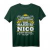 Nico Name Lustiges Majestät Shirt – Personalisierte Geschenkidee für Männer mit dem Namen Nico, King mit Krone für Geburtstag, Weihnachten, Festival & Party