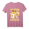 Kinder Ich Werde Großer Bruder 2019 Geschenk Schwangerschaft T-Shirt – Süßes Baby Ankündigungs-Shirt für den großen Bruder