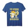 Kinder Ich Werde Großer Bruder 2019 Geschenk Schwangerschaft T-Shirt – Süßes Baby Ankündigungs-Shirt für den großen Bruder