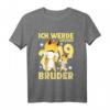 Kinder Ich Werde Großer Bruder 2019 Geschenk Schwangerschaft T-Shirt – Süßes Baby Ankündigungs-Shirt für den großen Bruder
