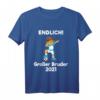 Kinder Einzelkind großes Bruder 2021 T-Shirt – Perfektes Fußball Geschenk für den stolzen Big Brother, Babyshower & Babyparty Geschenkidee