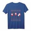 HapDog T-Shirt mit Schneeflockenmustern – Festliche Weihnachtskleidung & Geschenk für die ganze Familie