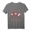 HapDog T-Shirt mit Schneeflockenmustern – Festliche Weihnachtskleidung & Geschenk für die ganze Familie