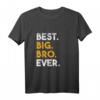 Kinder Bestes Geschwistergeschenk aller Zeiten für Big Bro T-Shirt – Perfekt für Schwangerschaftsankündigungen, Geburtstage und Familienfeiern