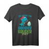 Kinder Ich werde Großer Bruder 2021 Dino Dinosaurier Piraten Baby T-Shirt – Lustiges Geschenk für den kleinen Bruder zur Schwangerschaftszeit