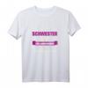 Zwillingsschwester von Bruder T-Shirt – Perfektes Geschenk zum Geburtstag oder Weihnachten für tolle Schwestern und Zwillinge