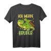 Ich werde Großer Bruder Kinder Dino Dinosaurier Jungs 2022 T-Shirt – Perfektes Geschenk zur Schwangerschaftsankündigung und Geburtstagsfeier