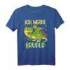 Ich werde Großer Bruder Kinder Dino Dinosaurier Jungs 2022 T-Shirt – Perfektes Geschenk zur Schwangerschaftsankündigung und Geburtstagsfeier