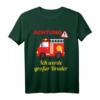 Ich werde großer Bruder Feuerwehr T-Shirt - Lustiges Babyankündigungsgeschenk für den kleinen Bruder mit Baustellen-Design