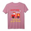 Ich werde großer Bruder Feuerwehr T-Shirt - Lustiges Babyankündigungsgeschenk für den kleinen Bruder mit Baustellen-Design