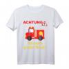 Ich werde großer Bruder Feuerwehr T-Shirt - Lustiges Babyankündigungsgeschenk für den kleinen Bruder mit Baustellen-Design