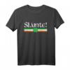 Slainte Irish Cheers Toast Kleeblatt St. Patrick's Day T-Shirt für Damen & Herren – Lustiges Trinkshirt für Bierpartys, Festivals & Gruppenfeiern