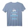 Kinder Schwangerschaft T-Shirt für den großen Bruder 2024 - Süßes Traktor Design zur Geschwisterankündigung