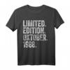 36. Geburtstag Mann 36 Jahre Limited Edition Oktober 1988 T-Shirt – Lustiges Geschenk & Dekoration für Männer, Frauen & Brüder