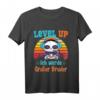 Kinder Level Up Großer Bruder T-Shirt - Familie, Baby Nachwuchs & Geschwister Geschenkidee für Jungen und Mädchen